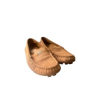 Coach Amber‎ Driving Moccasins Tan Suede Women's Size US 7.5B